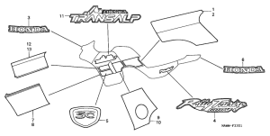 XL600V Stripe / mark