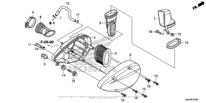VT750C2B Воздушный фильтр