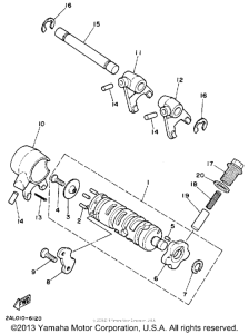 YSR50B Копирный вал