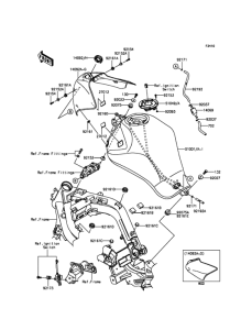 EX650 Топливный бак
