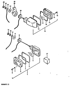 GS650 Поворотники