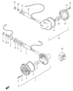 GN250 Поворотники