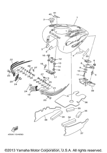 XV1900A Топливный бак