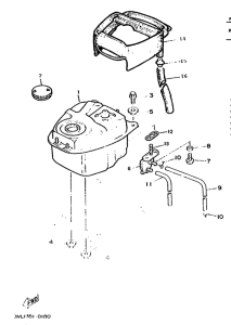CW50R Топливный бак