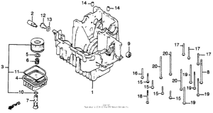 CB450S Lower crankcase