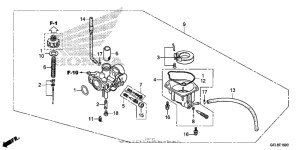 CRF50F Карбюратор