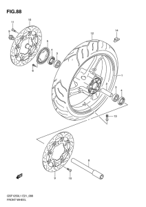 GSF1250 (ABS) Transom + tube