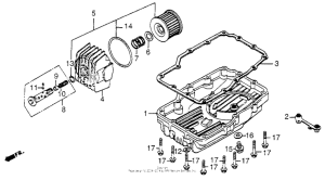 CB650SC Oil filter + oil pan