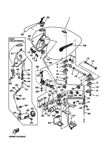XV1600A XV16ALER Tank fuel