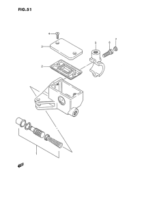 VS1400 Передний тормозной цилиндр
