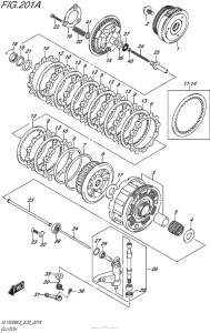 VL1500B Сцепление