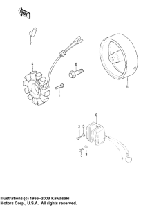 KZ750 LTD Generator / regulator