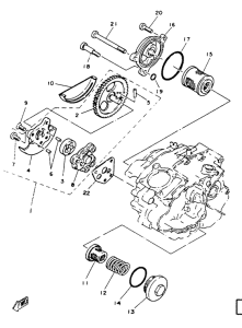 SR125SP Масляный насос