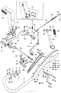 XL175 Muffler + stand + pedal