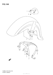 VZ800 Front Fender (Vl800  E33)