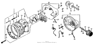 CB650 Headlight 81-82