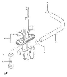 DF200 Топливный кран