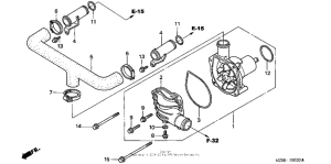 GL1500CD Водяной насос