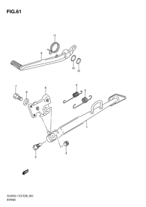 DL650 (ABS) Stand comp
