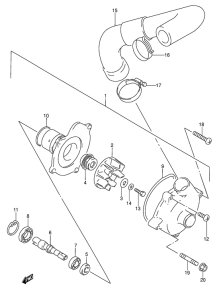 RF600 Водяная помпа