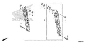 PCX150 Задние амортизаторы