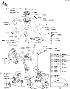 EX650 Топливный бак