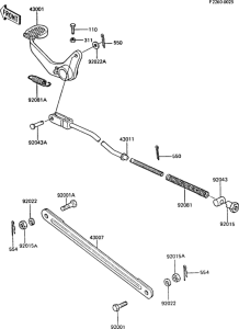 AR50 Педаль тормоза