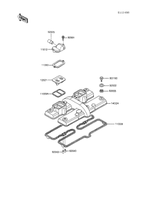 ZX600 Крышка головки цилиндров