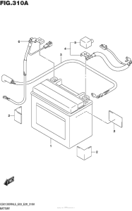 GSX1300R (ABS) Battery (Gsx1300Ral5 E03)