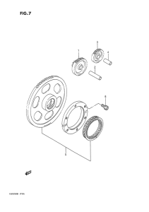 VX800 Муфта стартера