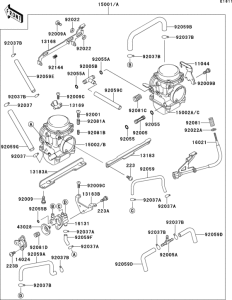 EX250 Carburetor(1 / 2)