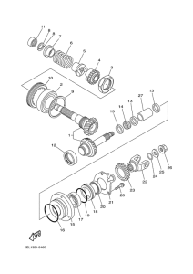 BT1100 Промежуточный ведущий вал