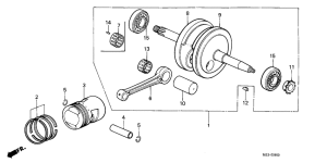 Z50J Crankshaft / piston