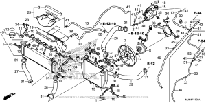 VFR800F Радиатор