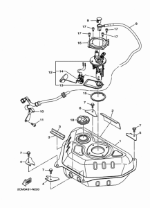 MW125A Топливный бак