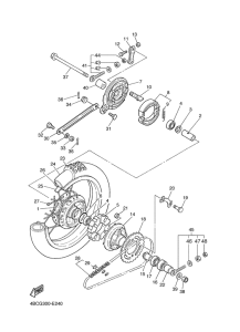 PW80 Переднее колесо
