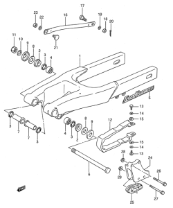 RM80 Маятник задний