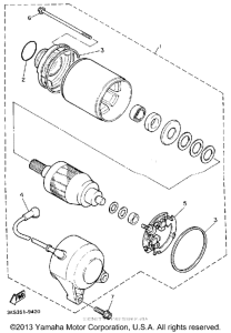 FZR1000WC Стартер