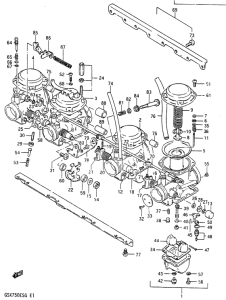 GSX750 Carburetor assy
