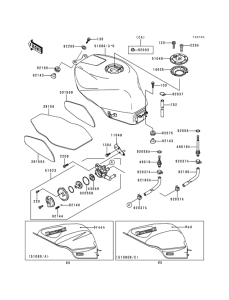 ZX600 Tank fuel