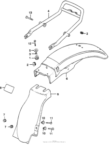  Задний бампер
