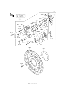 ZR800 Передний тормоз