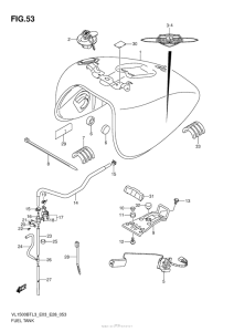 VL1500BT Fuel Tank (Vl1500Btl3 E28)