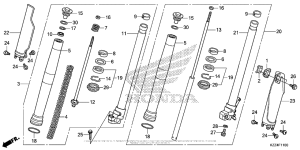  Передняя вилка