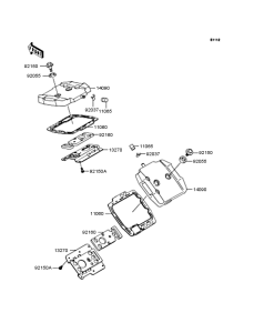 VN800 Крышка головки цилиндров
