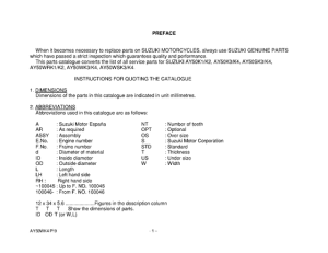 AY50 Catalog preface