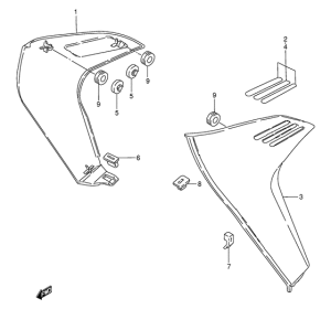 TS50 Радиатор cover