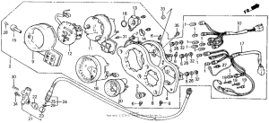VFR750R Приборы