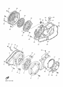 VMX17 Crankcase cover ass`y  (v