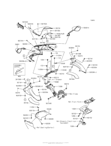 ZX1400 Cowling (Upper)